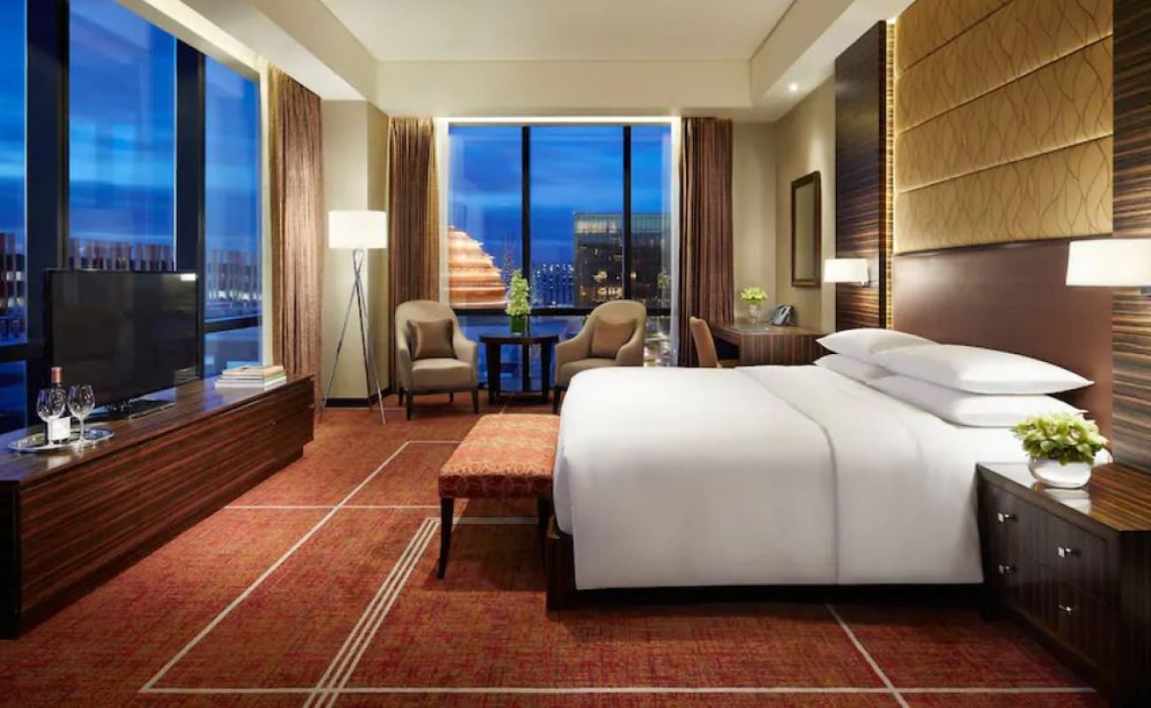 하야트 레젠시 호텔방